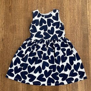 Primary Recess Dress with Hearts and Pockets